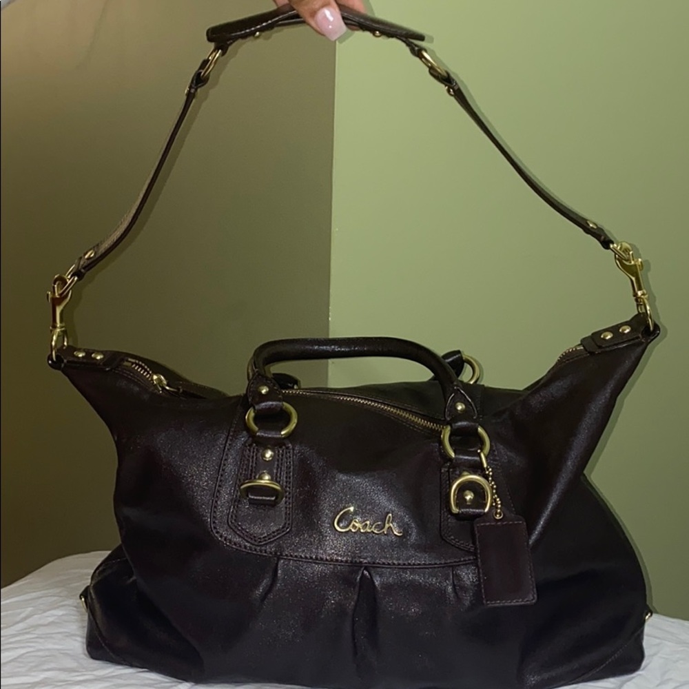 Brown Coach Handbag